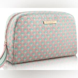 Bulgari Pink and Teal Women's Makeup Bag gift with Purchase